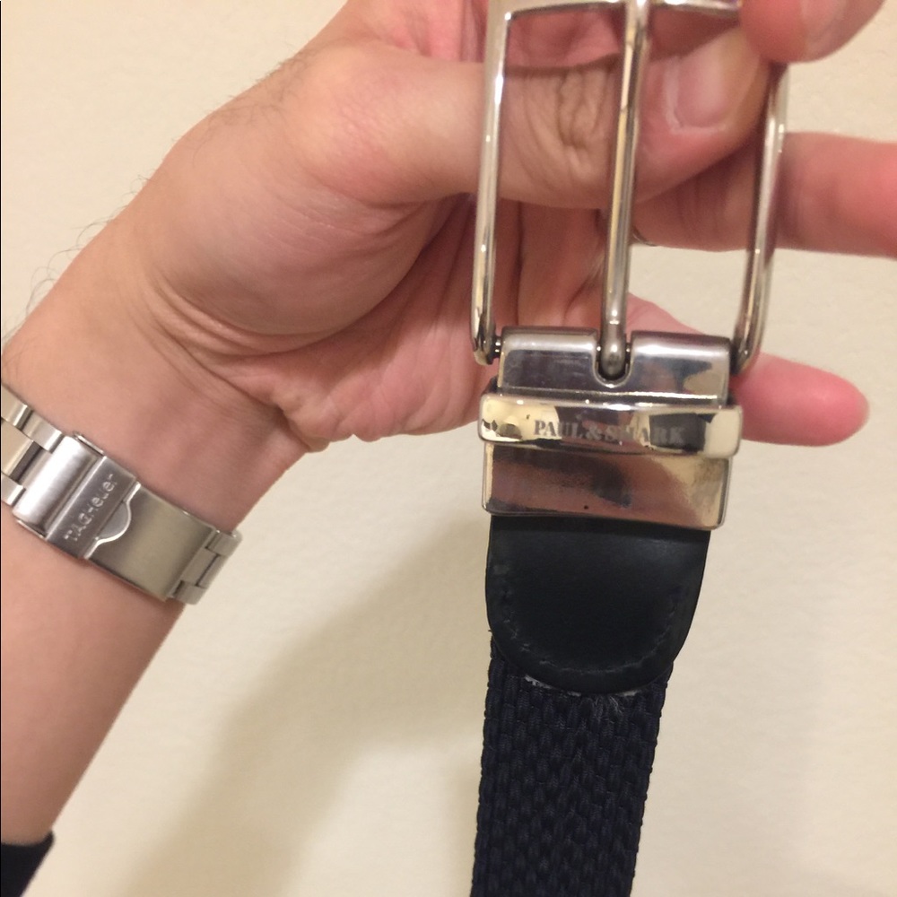 Paul & Shark textured belt